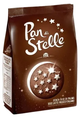 Immagine prodotto di Biscotti al cioccolato con stelle 350g - Pan Di Stelle