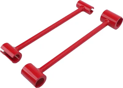 Image de 2pcs T��rcharnière de fente Ajustement de la clé de vis��ssel Acier inoxydable portable double -pochette -outil de r�paration