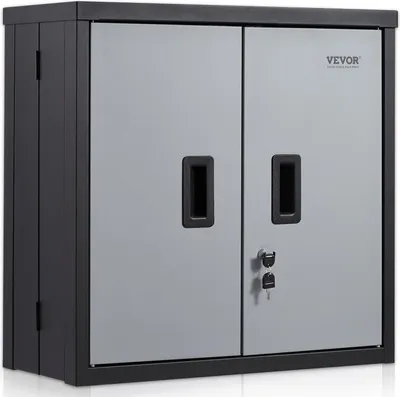 Produktbild von faltbarer Wandschrank, Garagenschrank, wandmontierter 26-Zoll-Kleinschrank, 240 Pfund