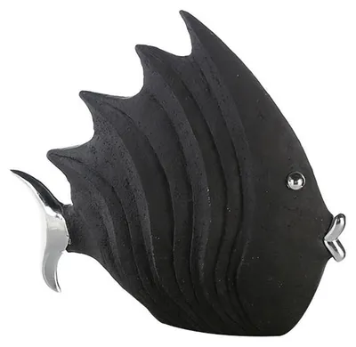 Zdjęcie produktu dla Casablanca Figur, Fisch, "Fisch", Kunstharz, schwarz, , B. 29 cm, H. 26 cm 49593