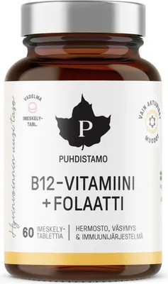 Produktbild von Raffinerie Vitamin B12 Folsäure 60 Lutschtabletten malina