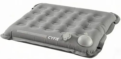 Produktbild von Aufblasbares Sitzkissen mit Pumpe, 7x34x42 cm, grau, für Camping