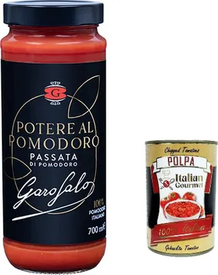 Produktbild von 6x Passata di Pomodoro, Tomatenpaste Tomaten sauce 100% Italienisch 700g + Italian Gourmet polpa 400g