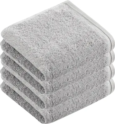 Produktbild von 4er Pack Gästetuch Vegan Life von der Marke Vossen 40 x 60 cm