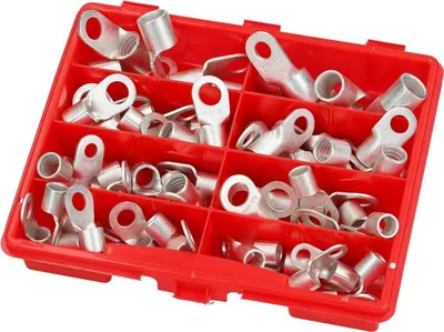 Productafbeelding van Kalitec KALI-1571 sorteerkasten voor krimpkabelschoenen, 25-50mm², PVC-isolatie, trekontlasting 150N, contactmateriaal koper, schroefverbinding M8, setinhoud: 200 stuks
