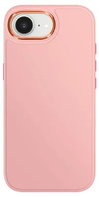 Produktbild von Avizar, Matte Hülle iPhone 17e mit Metall Kamera Rahmen elegant, Rosa