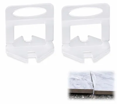 Fliesen-Abstandshalter 1,5 mm, 200 Stück, PVC, Nivelliersystem