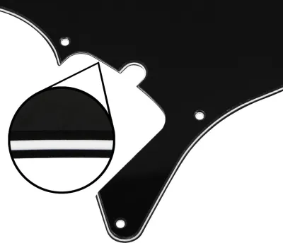 Productafbeelding van Achterplaat voor de basgitaar, type STD‑JB, geschikt voor Jazz Bass. Accessoire