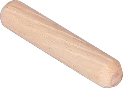 Obrázok produktu pre 50ks zásuvky skrine Okrúhle drážkované drevené remeselné kolíky (M6 * 30)
