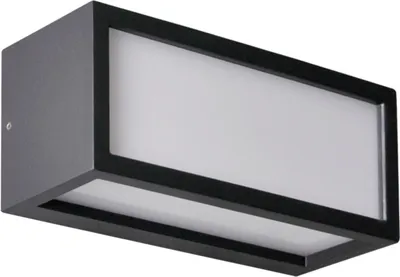 Zdjęcie produktu dla Kinkiet zewnętrzny MITO czarny 1xE27x12W aluminium wym:11x25x10cm IP54 Polux