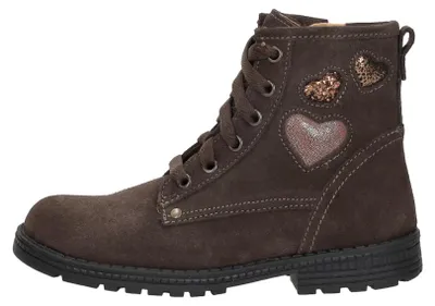 Productafbeelding van KEQ Veterschoen hoog Veterschoen hoog - donkerbruin - Maat 26