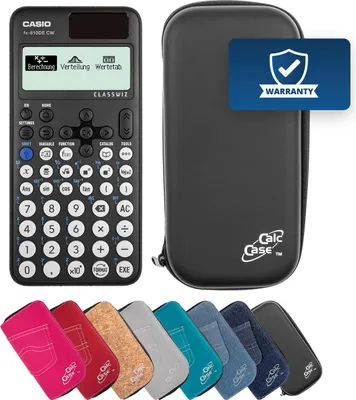 Produktbild von Casio FX-810 DE CW Taschenrechner mit Schutztasche schwarz