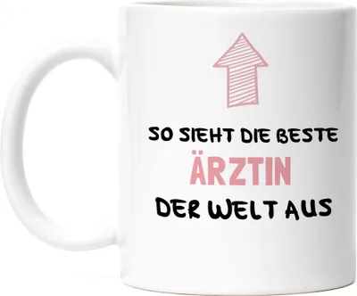 Produktbild von So Sieht Die Beste Ärztin Aus Tasse Schön Medizinerin Danke Sagen Krankenhaus Hausärztin