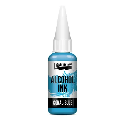 Produktbild von PENTART Medientinte auf Alkoholbasis, 20 ml, Korallenblau
