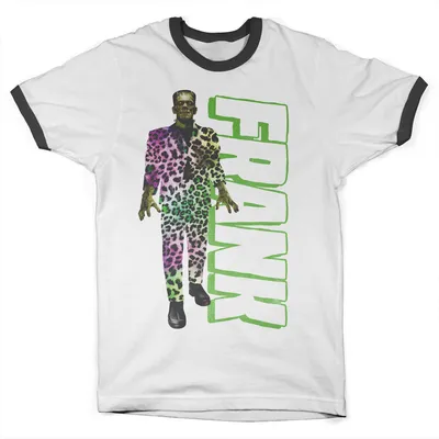 Produktbild von Fresh Frank In Suit Ringer Tee - Small - WhiteBlack