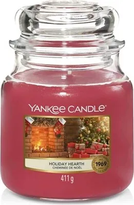 Produktbild von Yankee Candle Duftkerze Holiday Hearth Medium