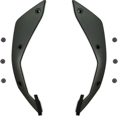 Produktbild von Schwarzes Seitenteile-Set mit Airoh Aviator 3 L Helm und Schrauben