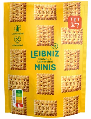 Immagine prodotto di LEIBNIZ 37780 Biscotti al burro mini LEIBNIZ, senza glutine e senza lattosio, confezione