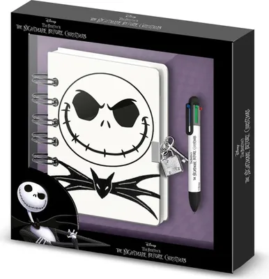 Image de Journal Disney Nightmare Before Christmas avec stylo
