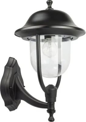 Produktbild von Wandleuchte außen Rustikal IP43 Schwarz E27 Außenlampe Garten Haus Hof Balkon