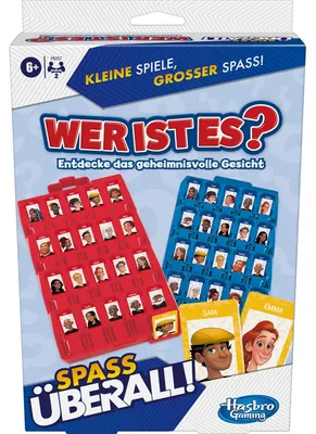 Produktbild von Wer ist es?, Ratespiel für 2 Spieler, klassisches Spiel für Erwachsene und Kinder ab 6 Jahren