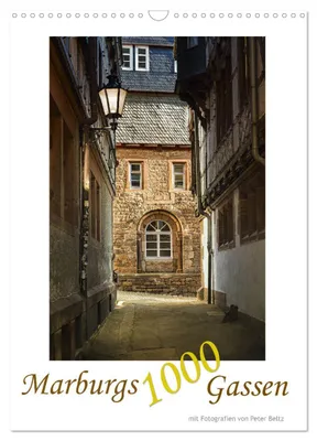 Produktbild von Marburgs 1000 Gassen (Wandkalender 2027 DIN A3 hoch), CALVENDO Monatskalender