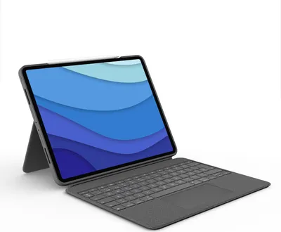 Produktbild von Logitech Combo Touch, QWERTY, Spanisch, Trackpad, 1,9 cm, 1 mm, Apple