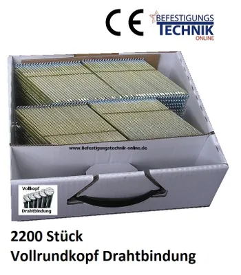 Obrázek produktu pro 34° páskové hřebíky 2,8x50 mm s kroužkem pro akumulátorovou hřebíkovačku DeWalt DCN 690 692 695 2,2 m
