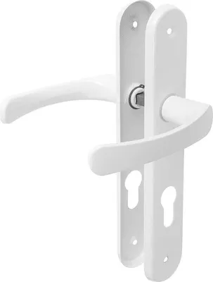Produktbild von Türgriff gebürstetes Aluminium - WC-Badkamer-Set