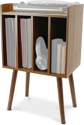 Obrázok produktu pre Skriňa na vinylové platne VP1 prehrávač Skriňa vzhľad dreva