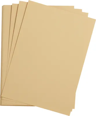 Produktbild von Clairefontaine Zeichenpapier 75x110 cm 10g, Pack. 25 Bogen - Maisfarben 93697C