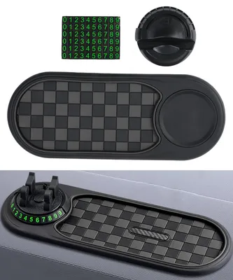 Image de Tapis antidérapant pour voiture, adapté aux clés et aux smartphones
