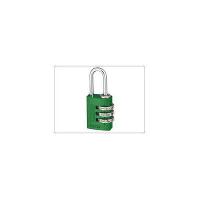 Produktbild von Abus Zahlenschloss 30mm (Typ 724/30) grün (3-stelliger Code)