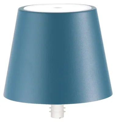 Produktbild von Poldina STOPPER LED-Lampe von Zafferano, wiederaufladbar und tragbar, Farbe Luftfahrtblau mit einer Akkulaufzeit von bis zu 12 Stunden