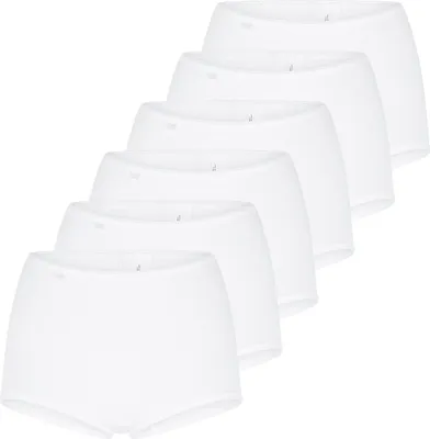 Produktbild von sloggi 6er Pack 24/7 Baumwolle Maxi Slip Perfekter Sitz, Mit feinen Details, Angenehm auf der Haut