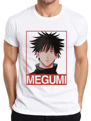 Obrázek produktu pro Megumi Fushiguro Jujutsu Kaisen Anime Fan Gift Gloomy Otaku pánské tričko, bílá, L