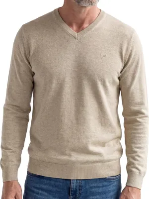 Produktbild von Redmond Basic Pullover Weicher Feinstrick, Angenehmes Tragegefühl, Vielseitig kombinierbar im Alltag