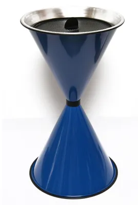 Produktbild von SZ Metall Standaschenbecher blau