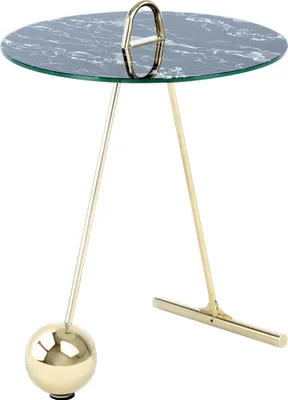 Produktbild von Beistelltisch Salyna 500 Gold / Schwarz
