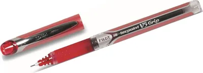 Image de Roller à encre Hi-Tecpoint Grip 0,3 rouge paquet de 12 pièces