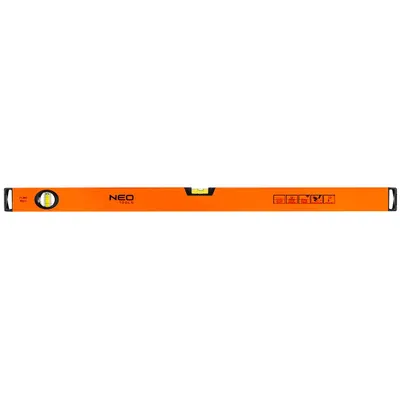 Produktbild von Wasserwaage aus Aluminium, 2 Libellen, gefräste Unterseite, 80 cm, 71-083
