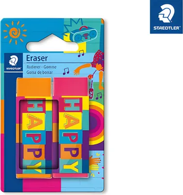 Produktbild von Staedtler Radierer rasoplast Happy 2ST