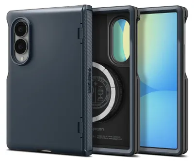 Produktbild von Spigen Slim Armor Pro Back Cover Samsung Galaxy Z Fold 8 - Metal Slate