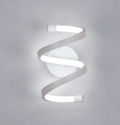 Obrázek produktu pro Moderní LED nástěnná lampa do interiéru, 2000 lm, studené bílé světlo, 18 W, schodišťová lampa