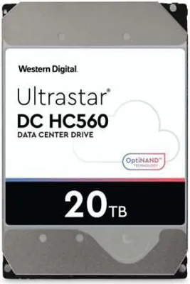Zdjęcie produktu dla Western Digital Ultrastar DC HC560, 20 TB, 7200 RPM, 512 MB, 3.5", Serial ATA III