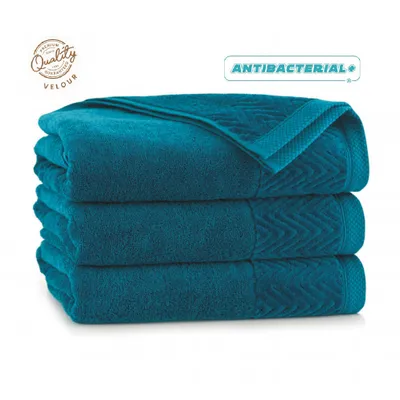 Produktbild von Handtuch - 100% Baumwolle - 450 g/m2 - 70x140 cm - Extra Saugfähig - Blau - hohe Grammatur - TOSCANA