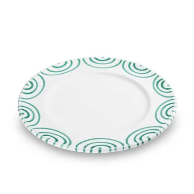 Produktbild von Gmundner Keramik Grüngeflammt Speiseteller Gourmet 27cm