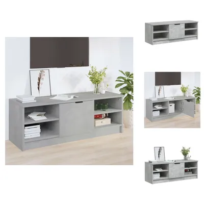 Produktbild von vidaXL TV-Schrank Betongrau 102x35x36,5 cm Holzwerkstoff -  TV-Möbel