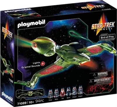 Produktbild von PLAYMOBIL 71089 Star Trek - Klingonenschiff: Bird-of-Prey, Klingonenschiff mit Lichteffekten, Original-Sounds und Sammelfiguren, Für Star Trek-Fans und Kinder ab 10 Jahren [Exklusiv bei Amazon]