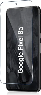 Produktbild von CLM-Tech Schutzfolie kompatibel mit Google Pixel 8a Panzerfolie Panzerglas Crystal Clear Displayschutz 9H Glas Displayfolie Schutzglas - Unterstützt Fingerabdruck-ID - Folie kristallklar